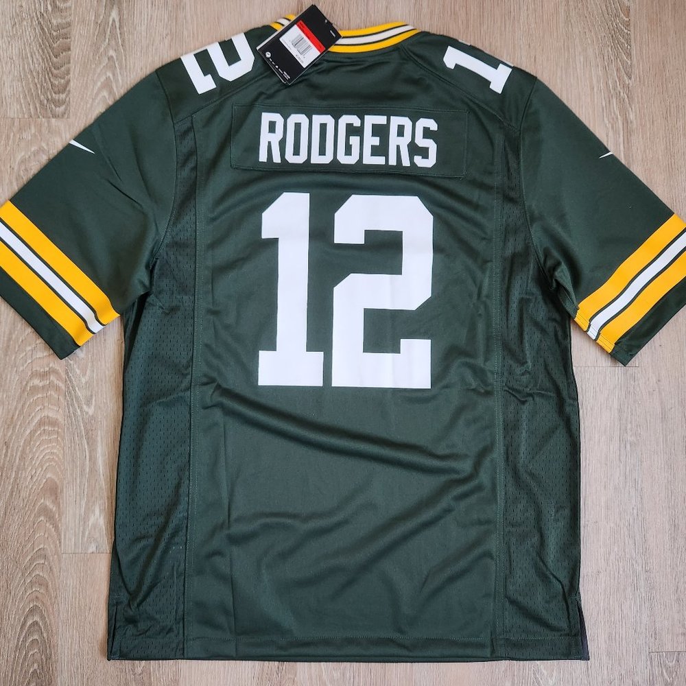 Green Bay Packers Aaron Rodgers Nike NFL Game Jersey Men's Size Large